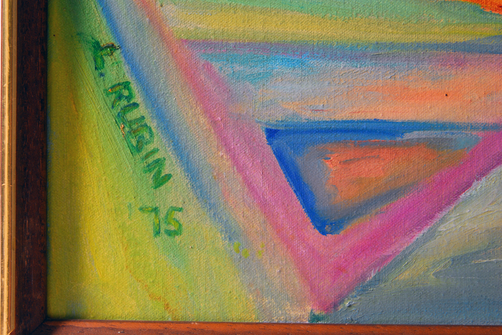 Original Abstract Female Form Oil Paintings by Leona Rubin EBTH