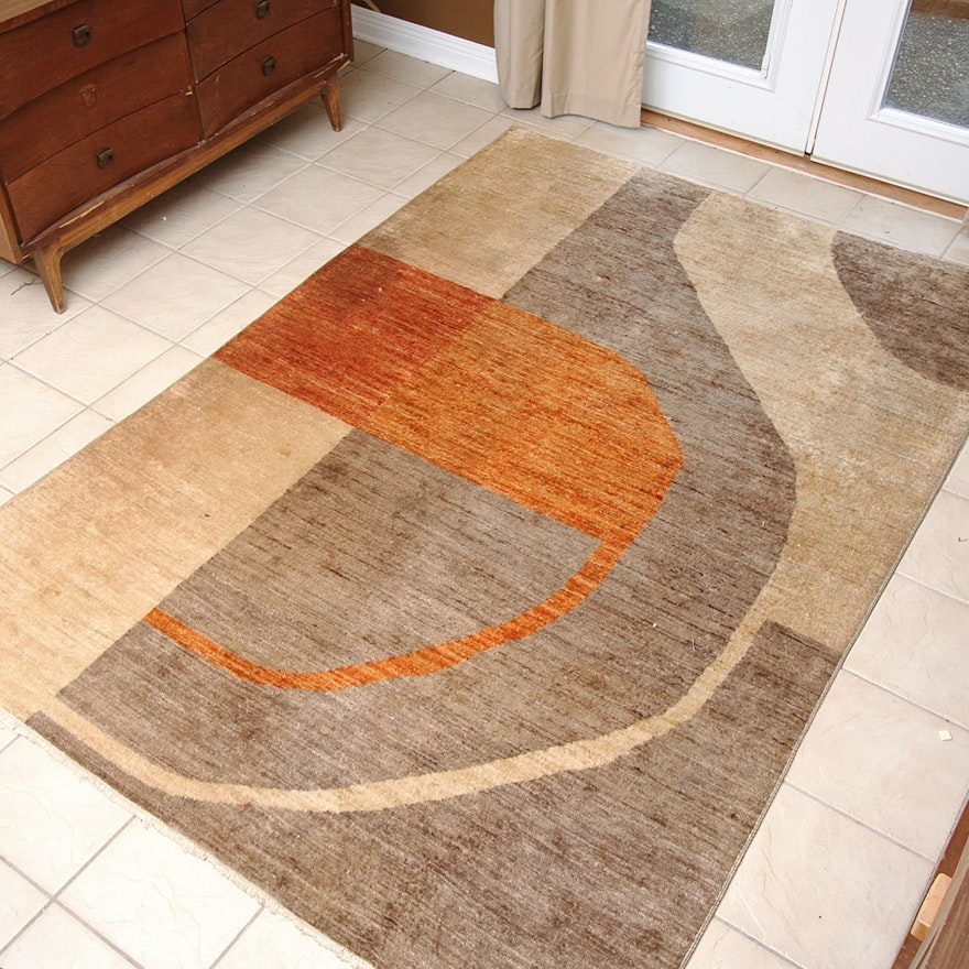 Hand Woven Fair Trade Area Rug Ebth Hand Woven Fair Trade Area Rug