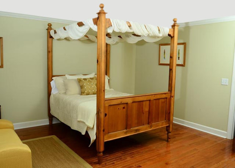 pine four poster bed frame