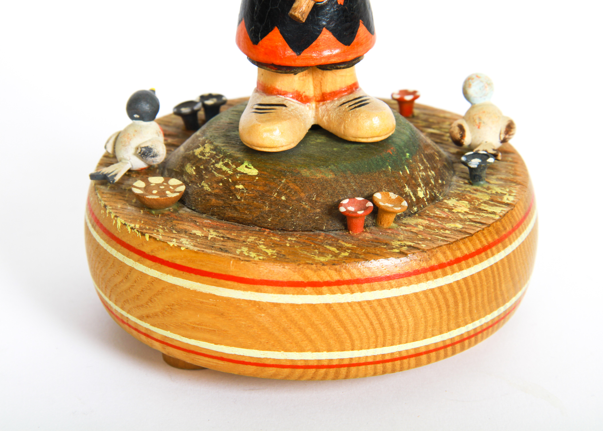 Vintage Charlie Brown Baseball Music Box EBTH