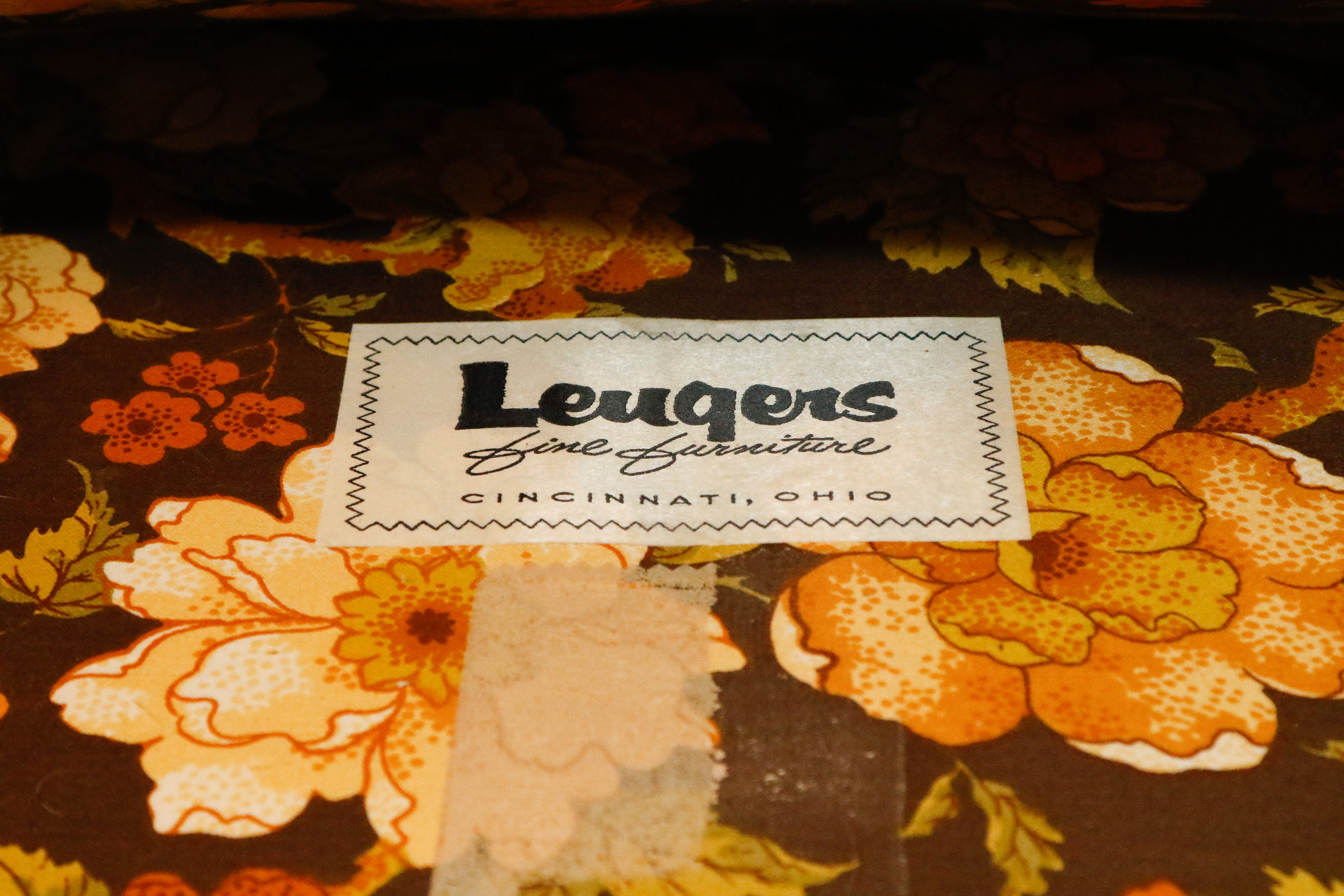 Vintage Franklin Furniture Co. Floral Upholstered Sofa EBTH