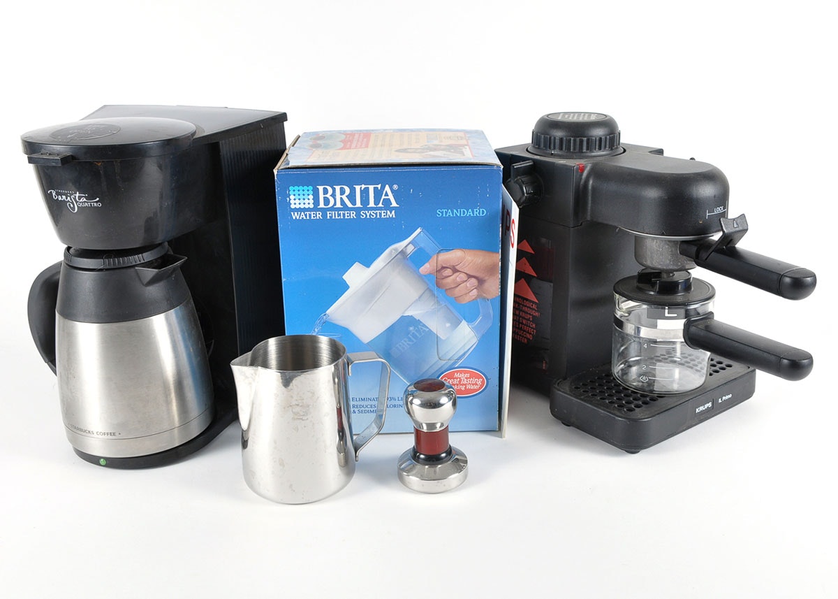 Krups Il Primo and Starbucks Quattro Brewers : EBTH