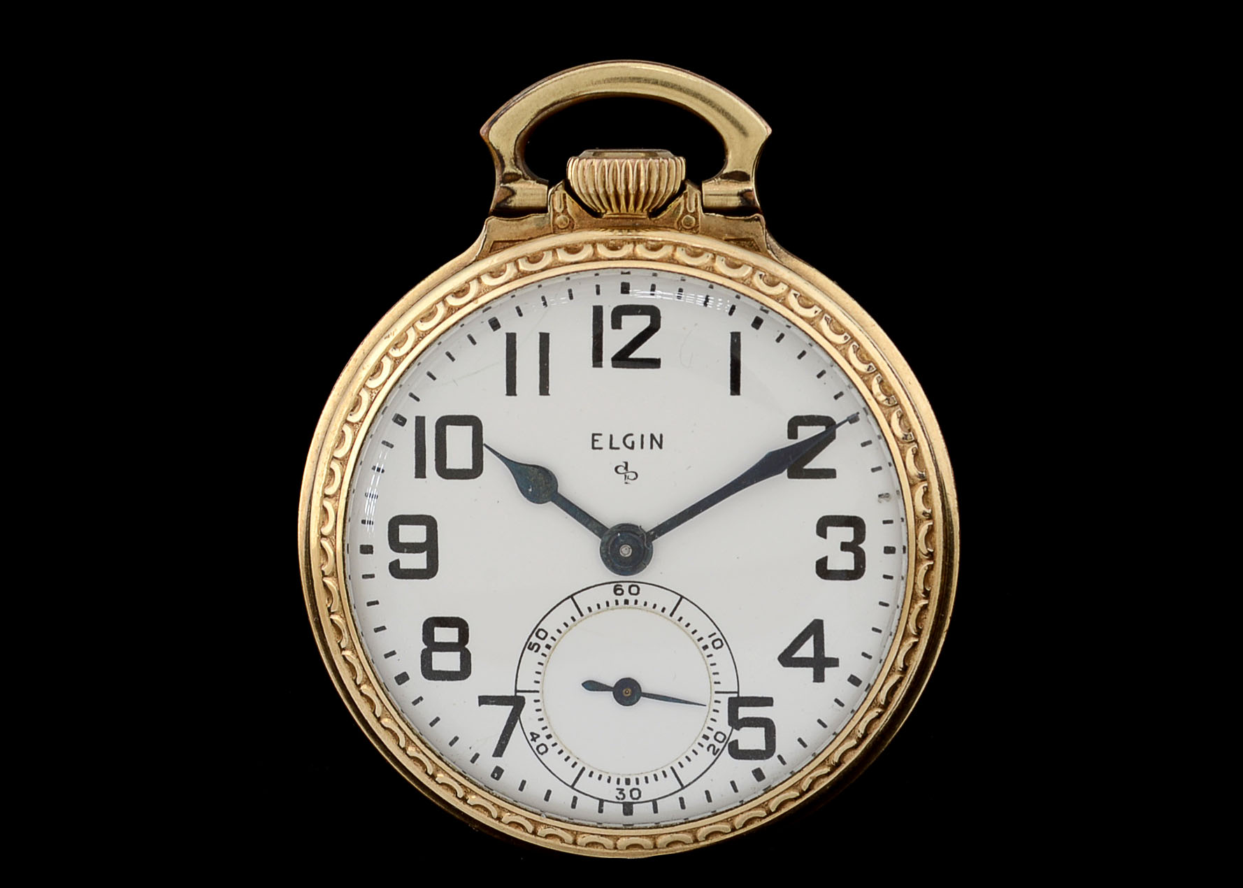 1879 Elgin 10K Gold Rolled Pocket Watch EBTH