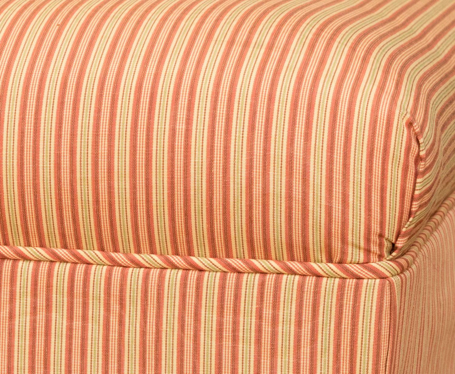 Pink and Green Upholstered Vanity Chair EBTH