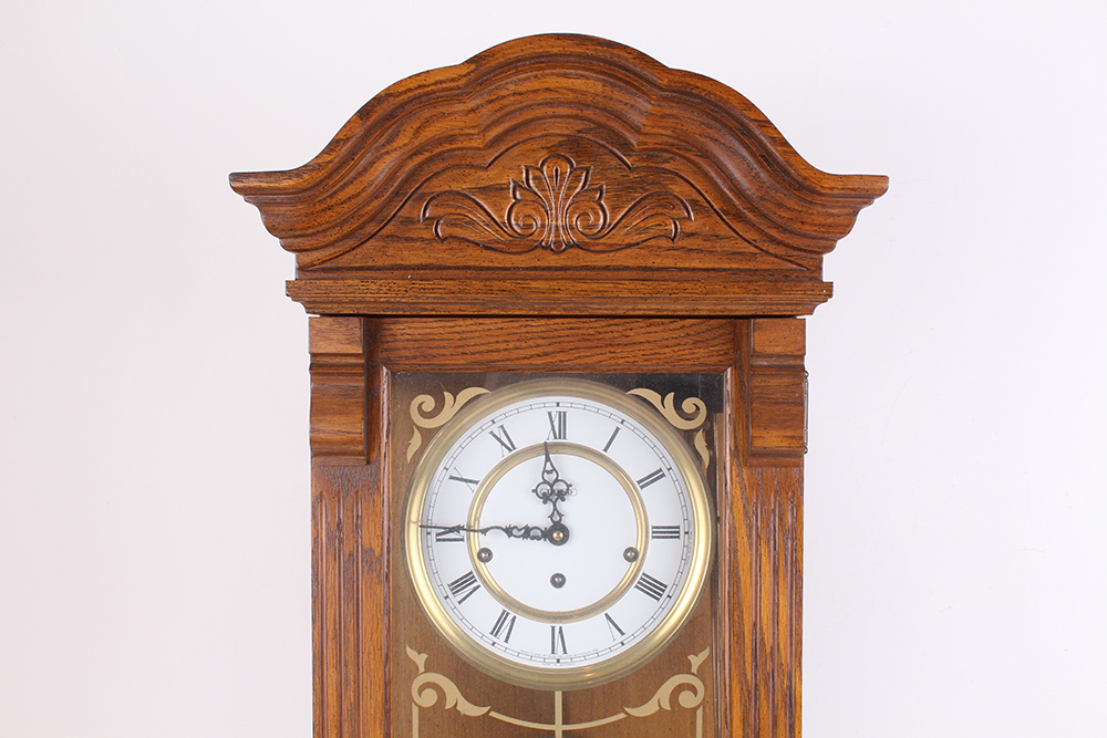 Trend Sligh Oak Wall Clock EBTH