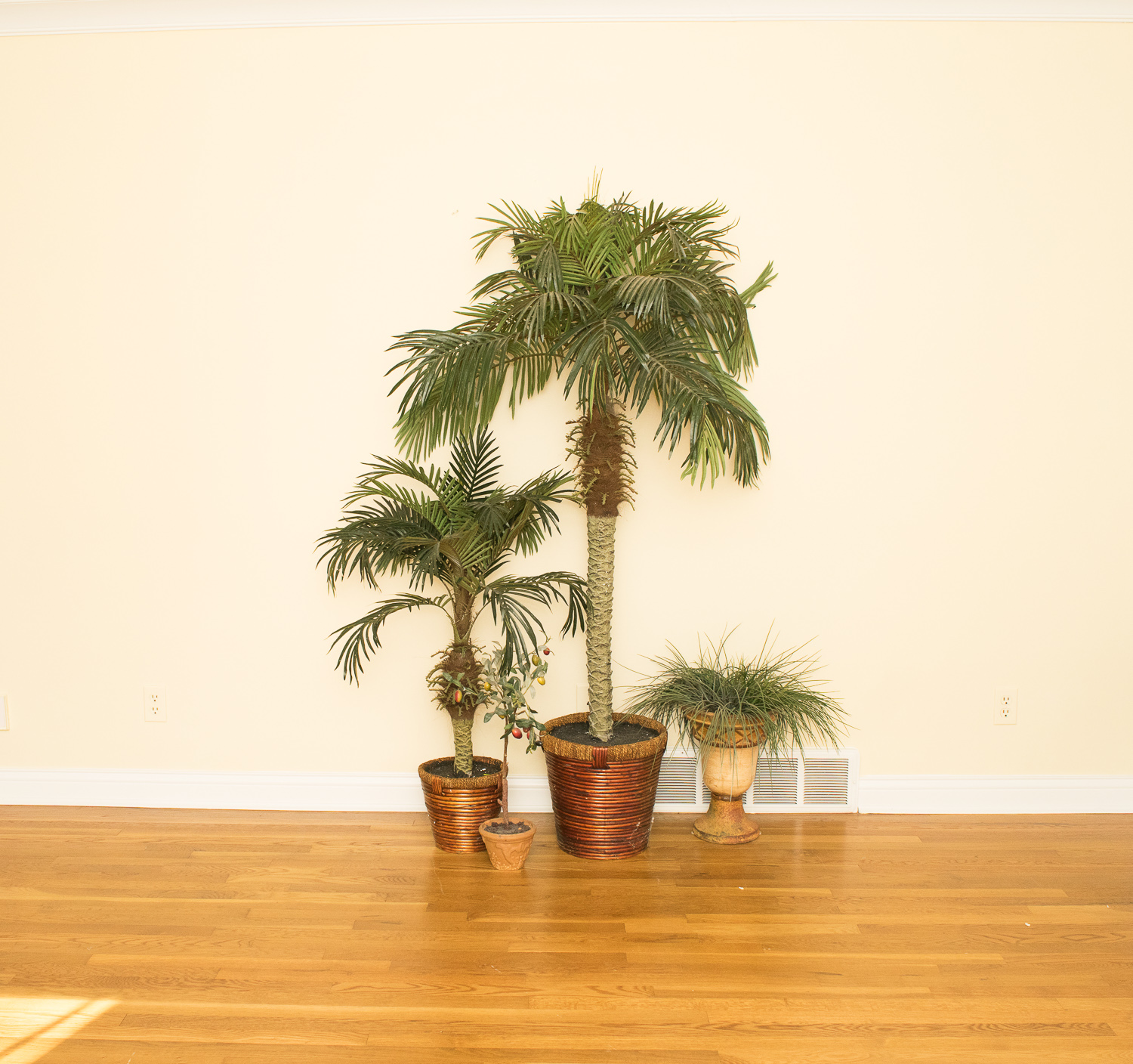 Group of Three Faux Tropical Plants EBTH