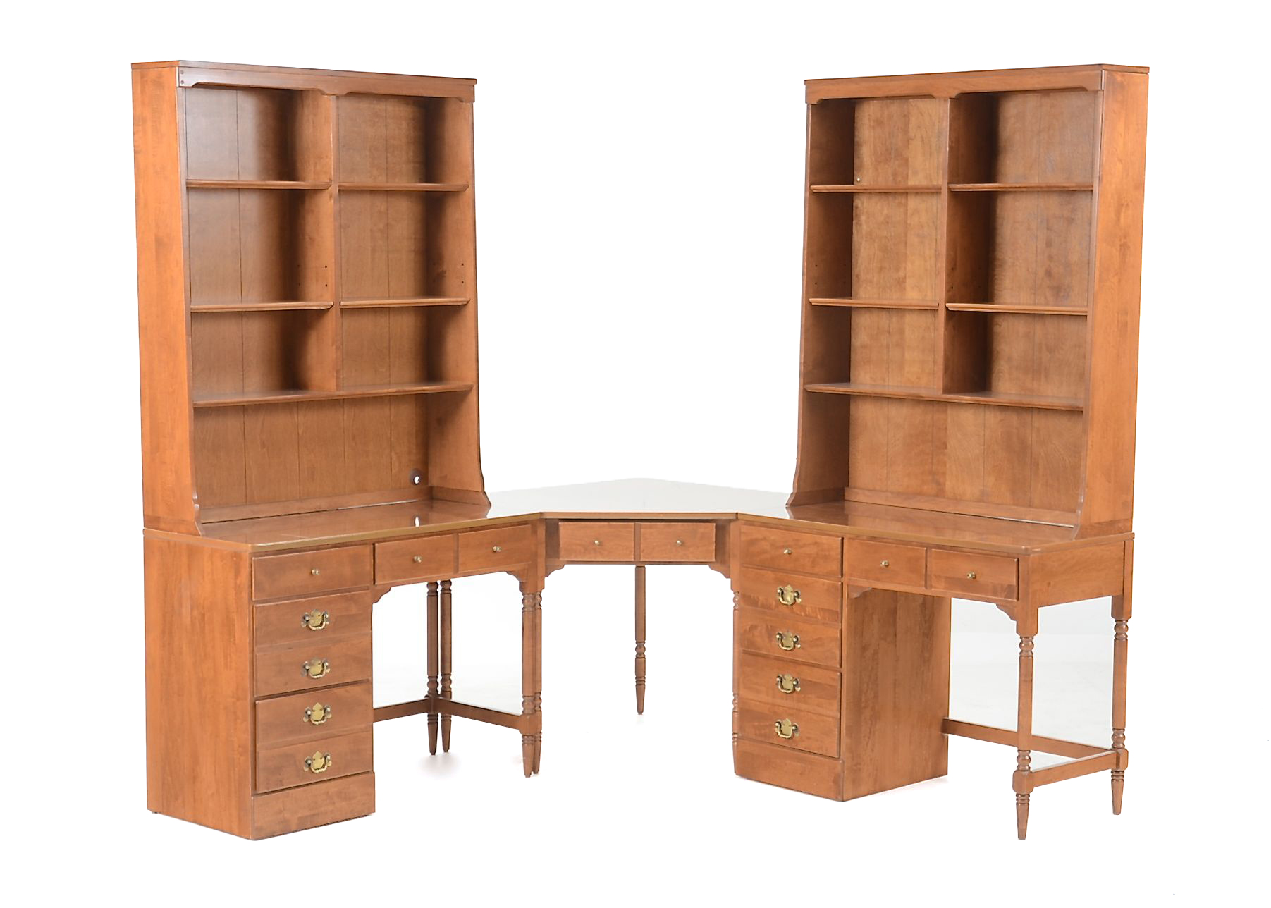 Ethan Allen Corner Desk System Ebth