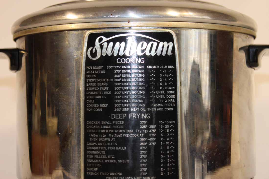 Vintage Sunbeam Cooker and Deep Fryer EBTH