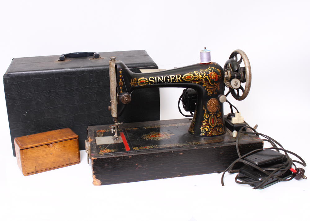 Singer Model 24 Chain Stitch Sewing Machine EBTH