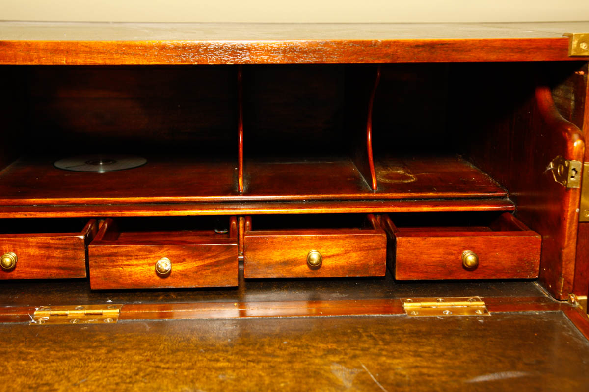 Faux Trunk Campaign Style Triple Dresser EBTH