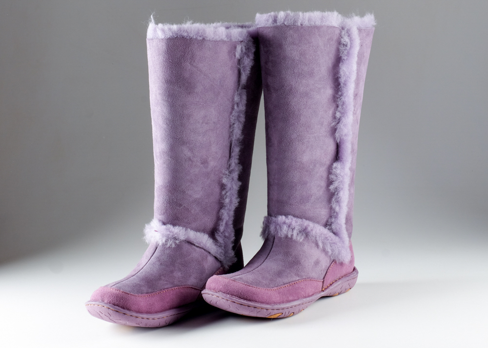 born shearling boots