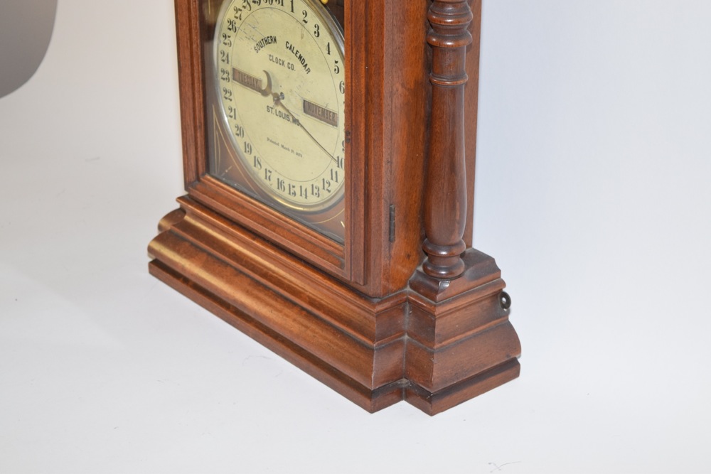 Antique Fashion Southern Calendar Clock Company Mantel Clock EBTH