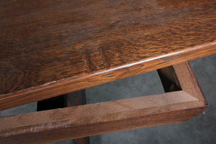 Rustic Dark Oak Table EBTH