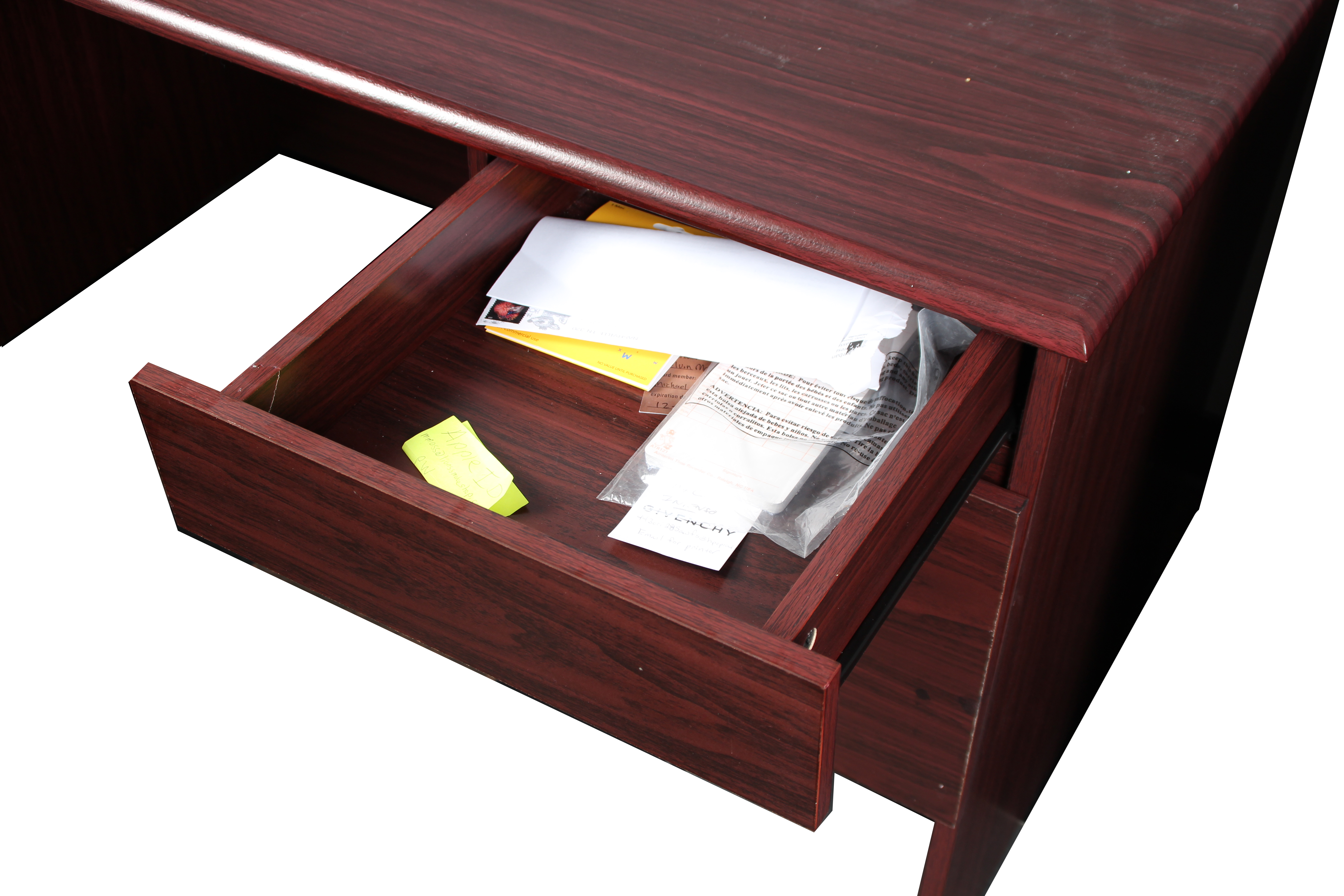 Wood Desk With Matching File EBTH