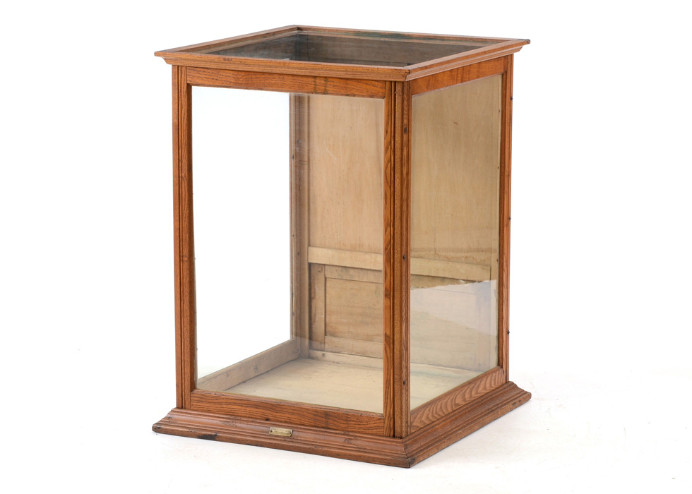 Antique Schwanbeck Bros Countertop Display Case Ebth