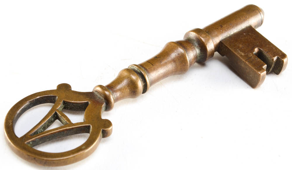 Three Large Antique Skeleton Keys EBTH