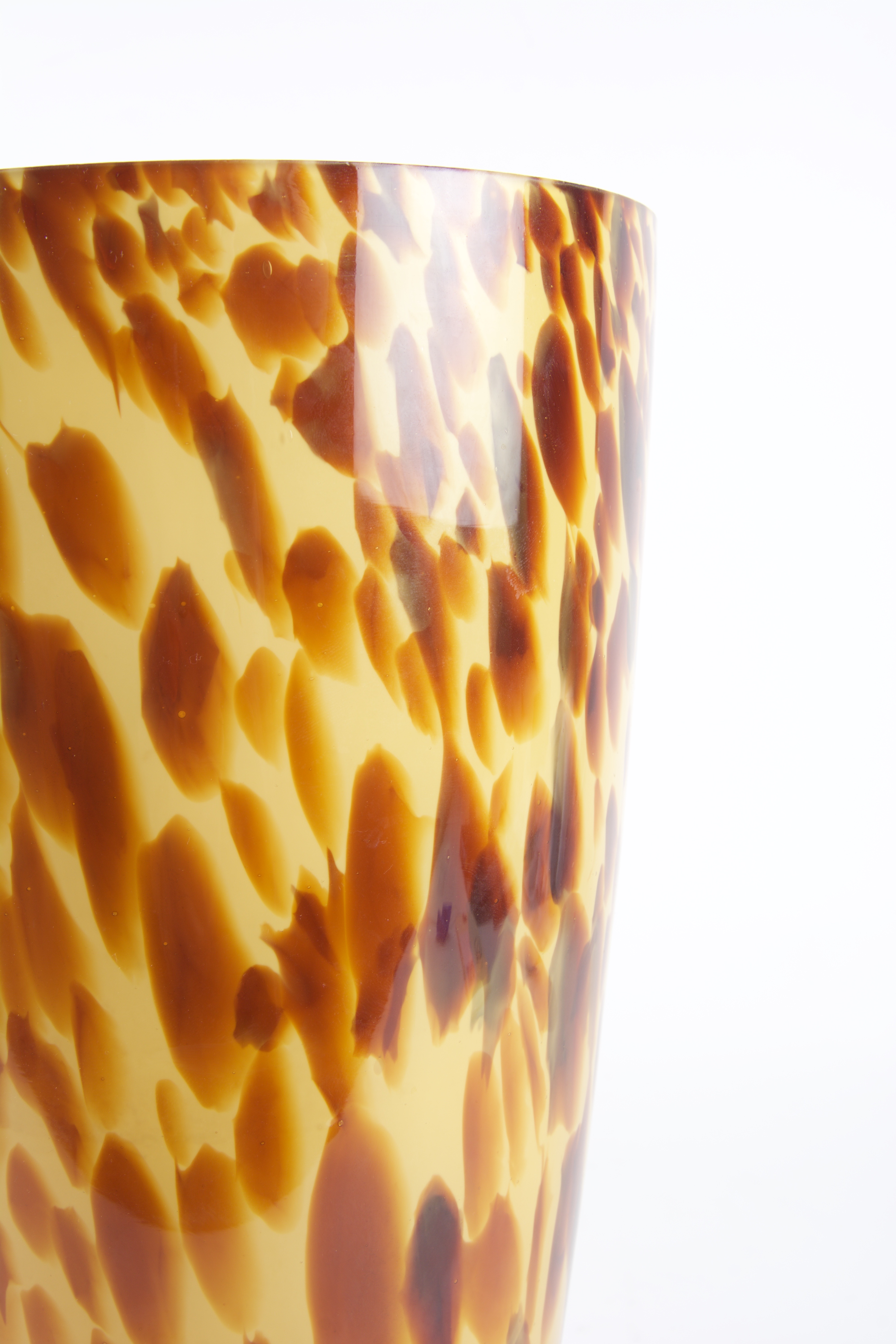 Hand Blown Glass Vase EBTH