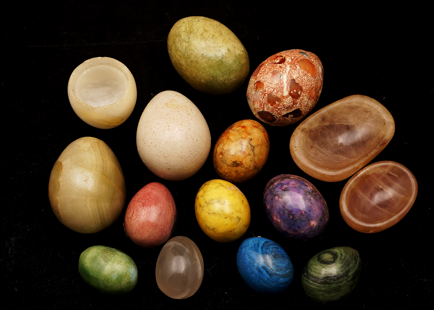 Decorative Mineral Egg Collection EBTH