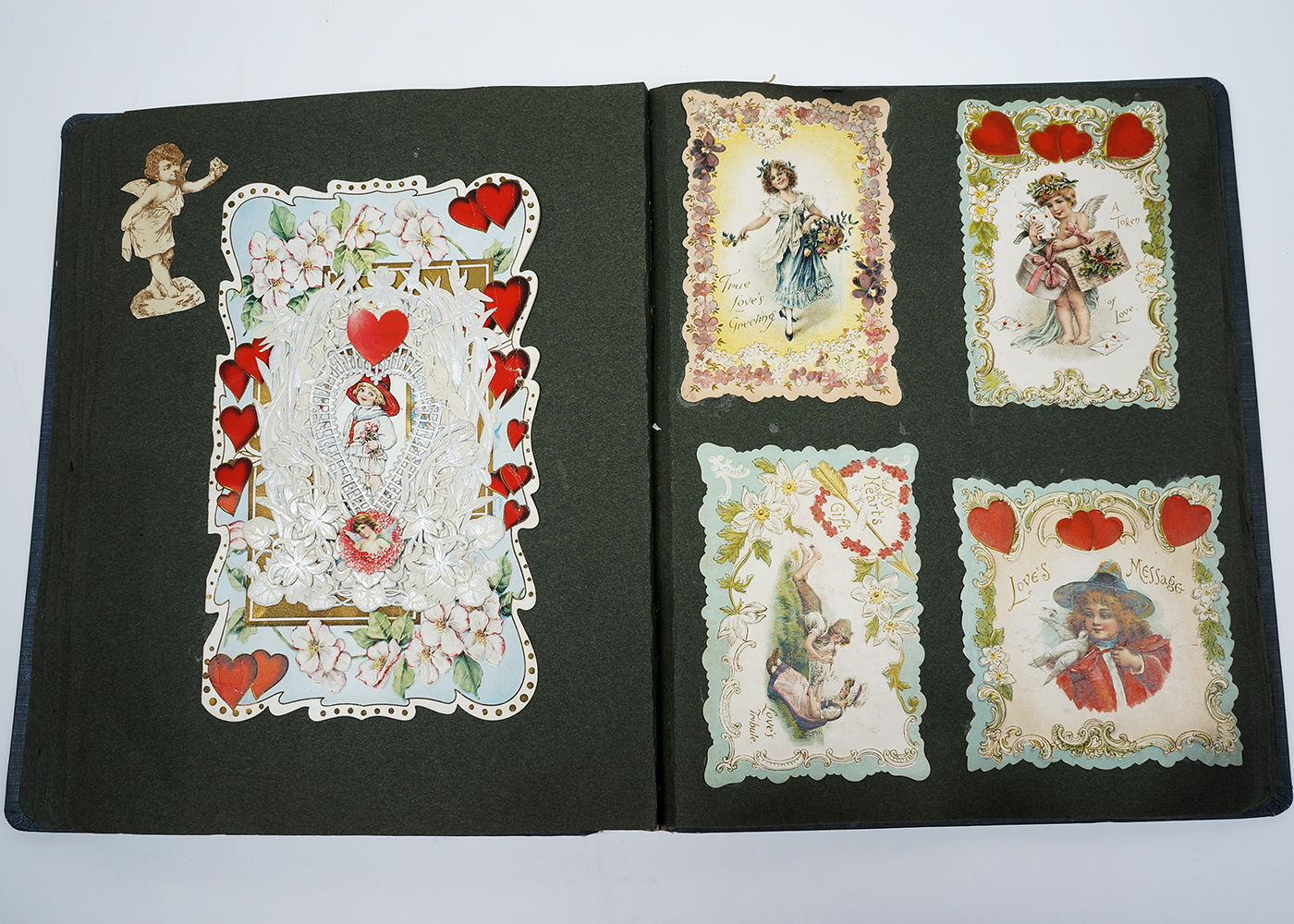 Scrapbook Collection of Circa 1910 Greeting Cards EBTH