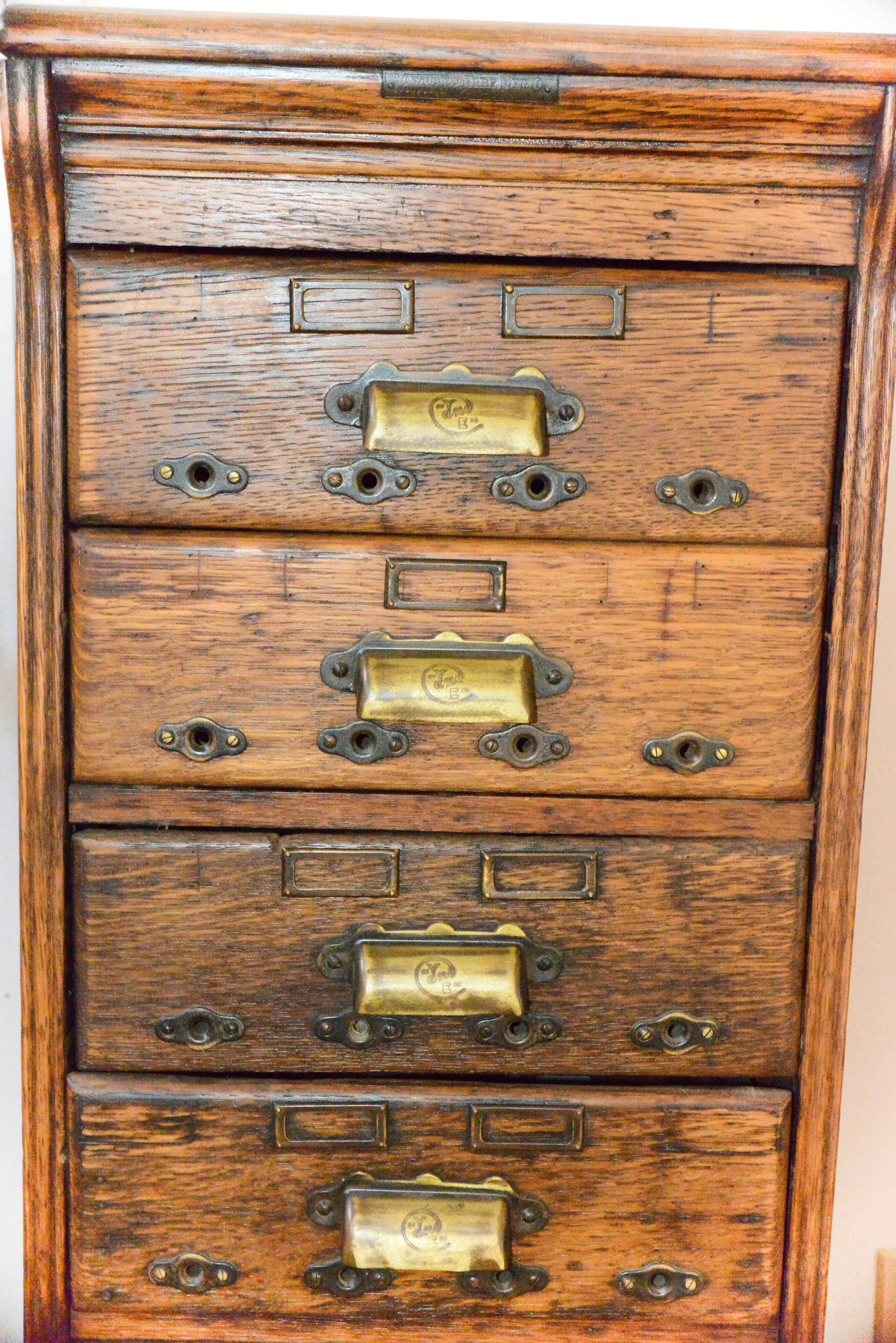 Yawman & Erbe Antique Card Catalog EBTH