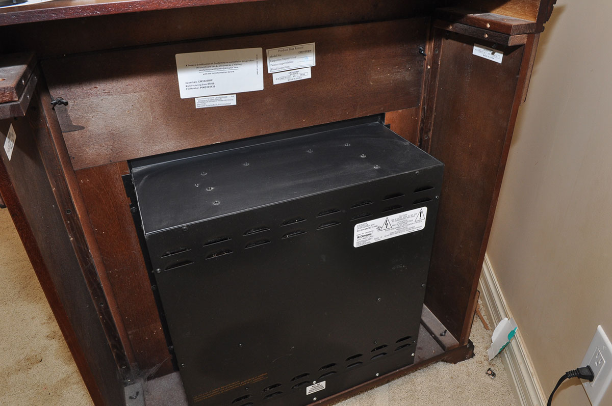 Electralog Indoor Simulated Fireplace Heater EBTH