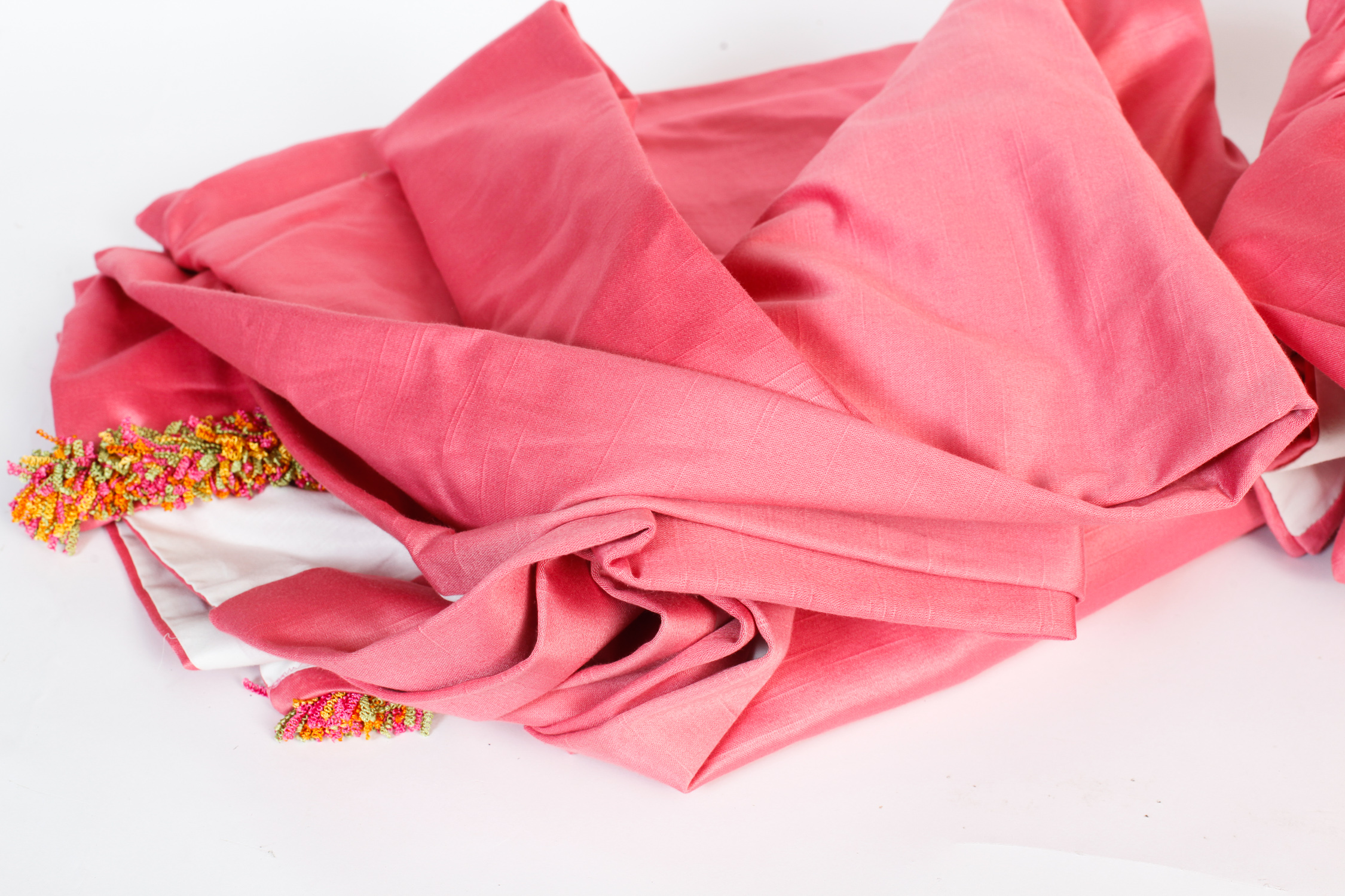 Collection of Pink and Gingham Curtains EBTH