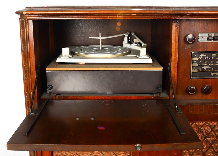 1946 Rca Victor Victrola Stereo Cabinet Ebth