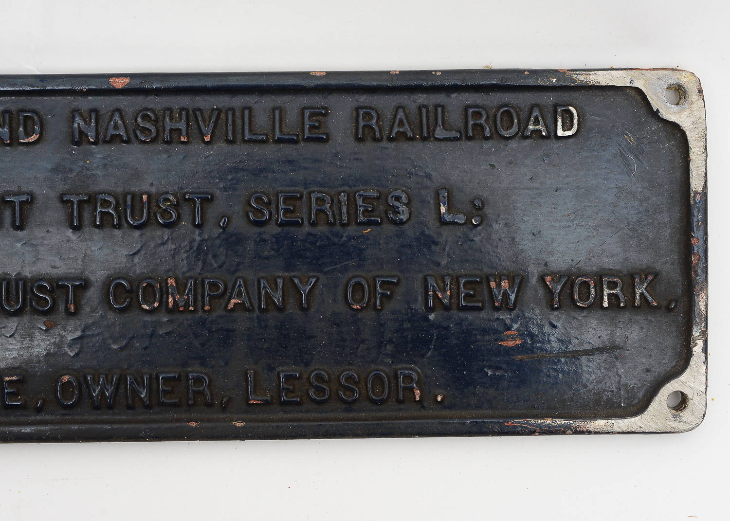 Pair of Louisville and Nashville Railroad Equipment Trust Plaques EBTH