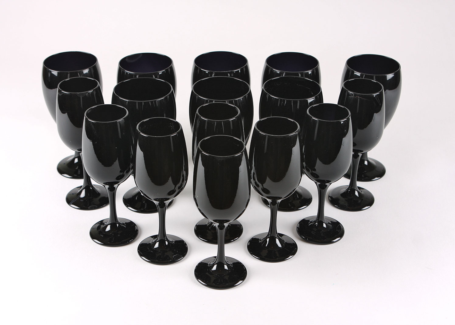 Black Drinking Glasses EBTH