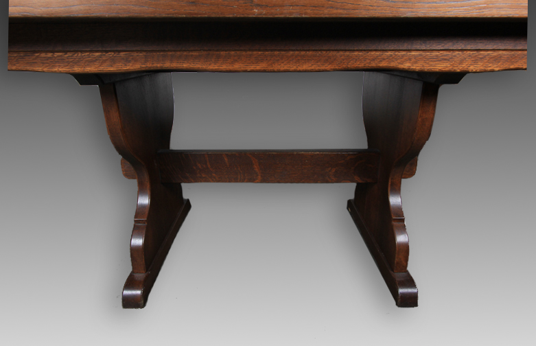 Rustic Dark Oak Table EBTH