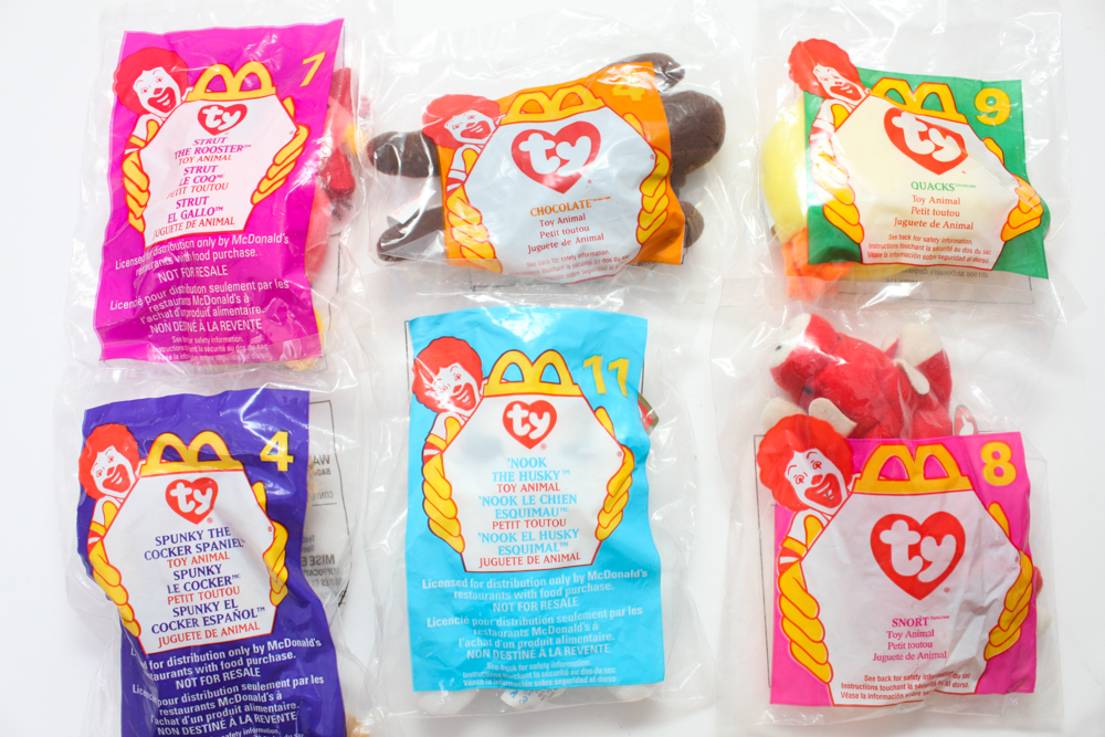 Collectible Unopened McDonald's Beanie Babies & Kid's Meal Toys | EBTH