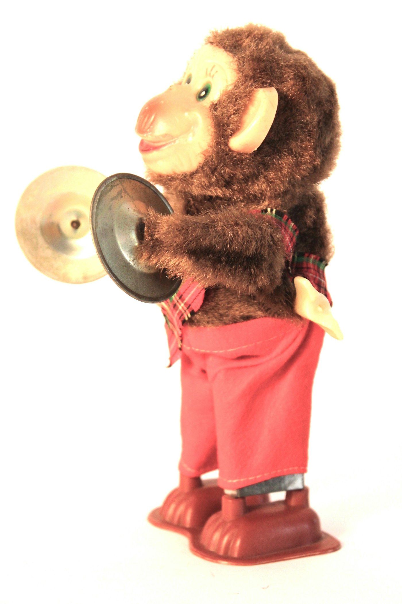 Vintage WindUp Cymbal Playing Monkey EBTH