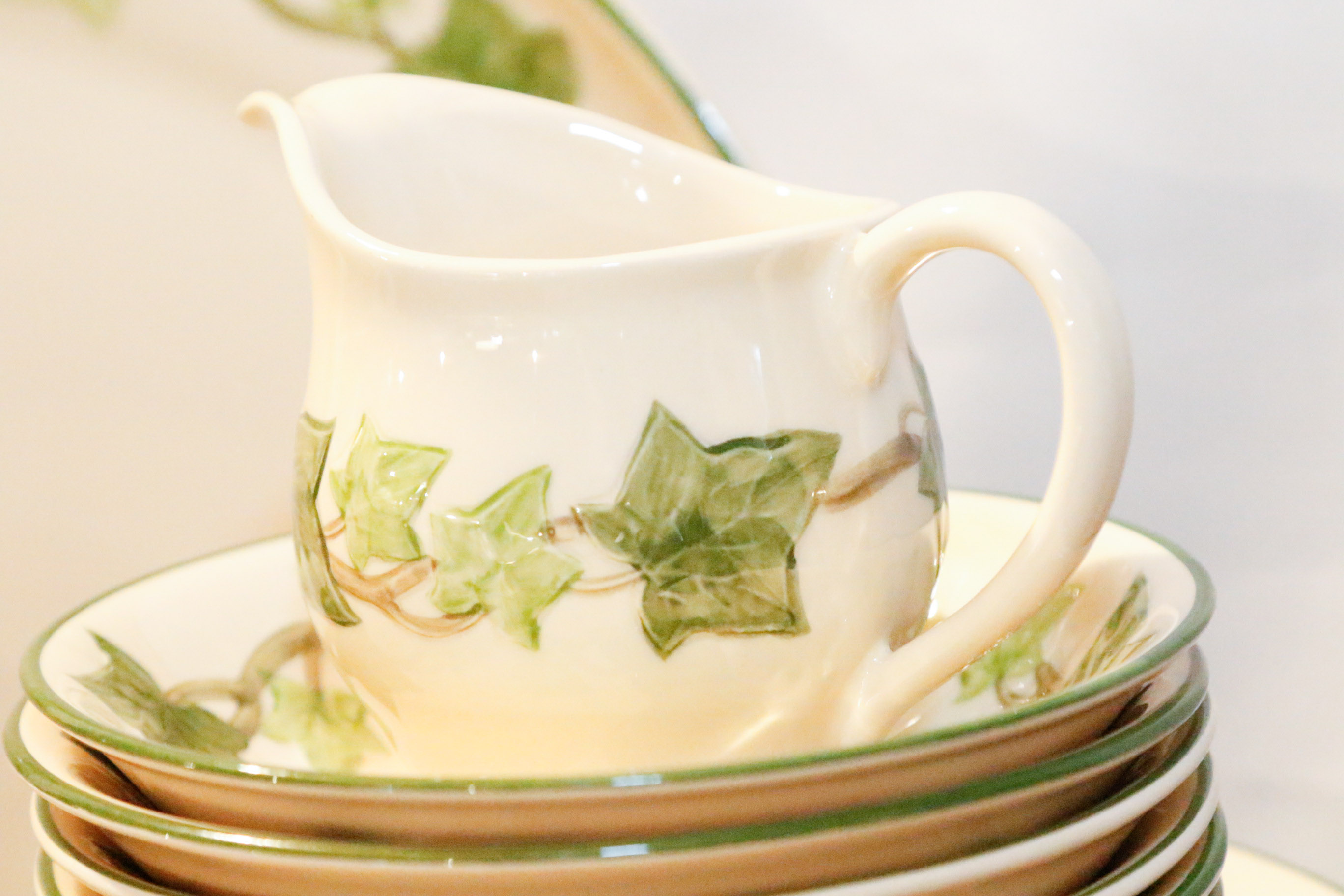 franciscan-ivy-pattern-dinnerware-ebth