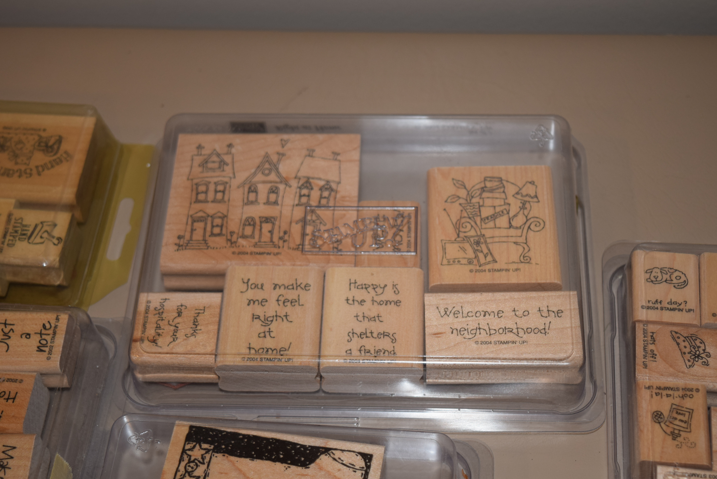 Large Rubber Stamp Collection and Other Crafters Supplies EBTH