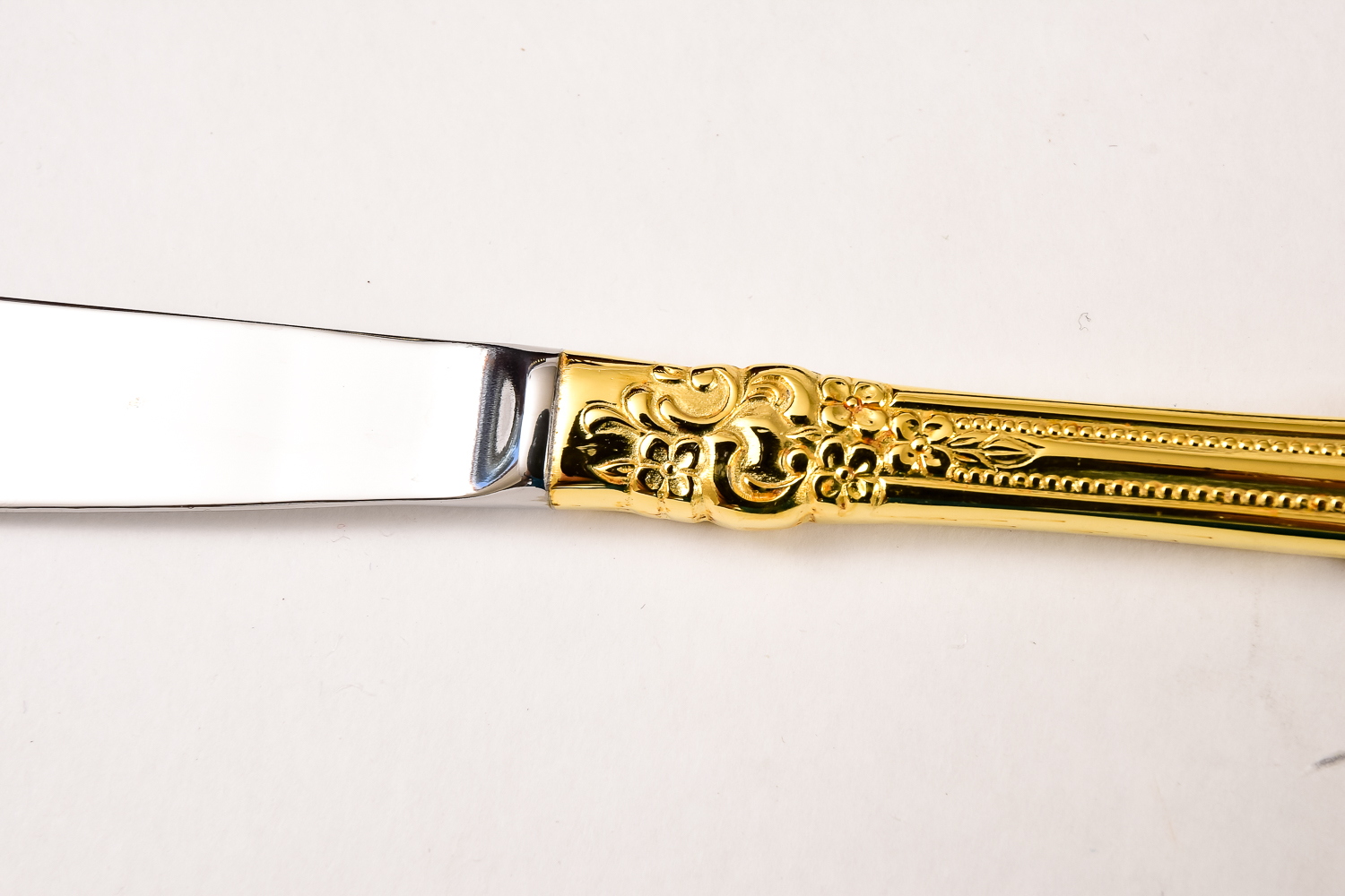 Gold Tone Stainless Steel Flatware EBTH