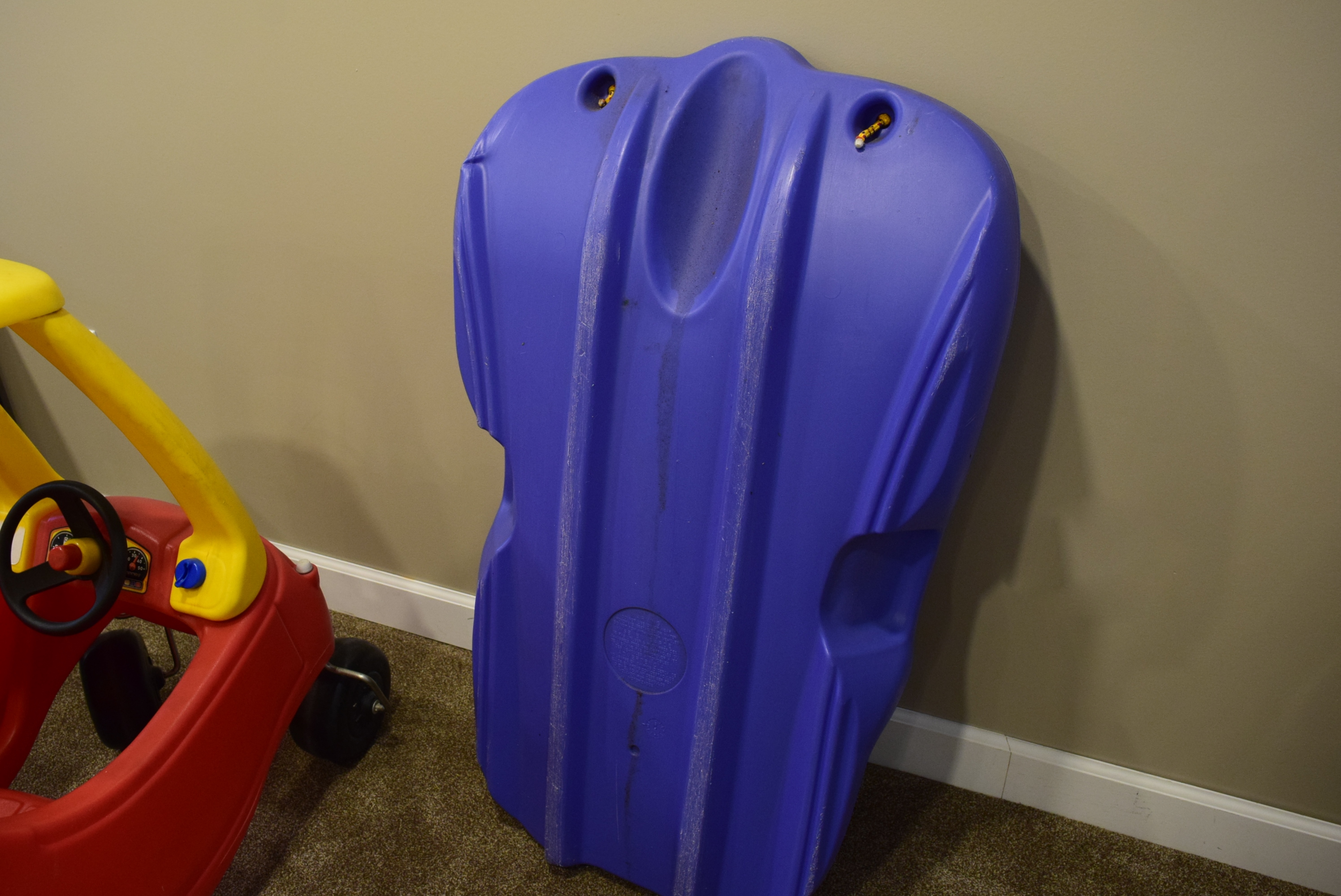 LittleTikes Cozy Coupe and Rubbermaid Sled EBTH