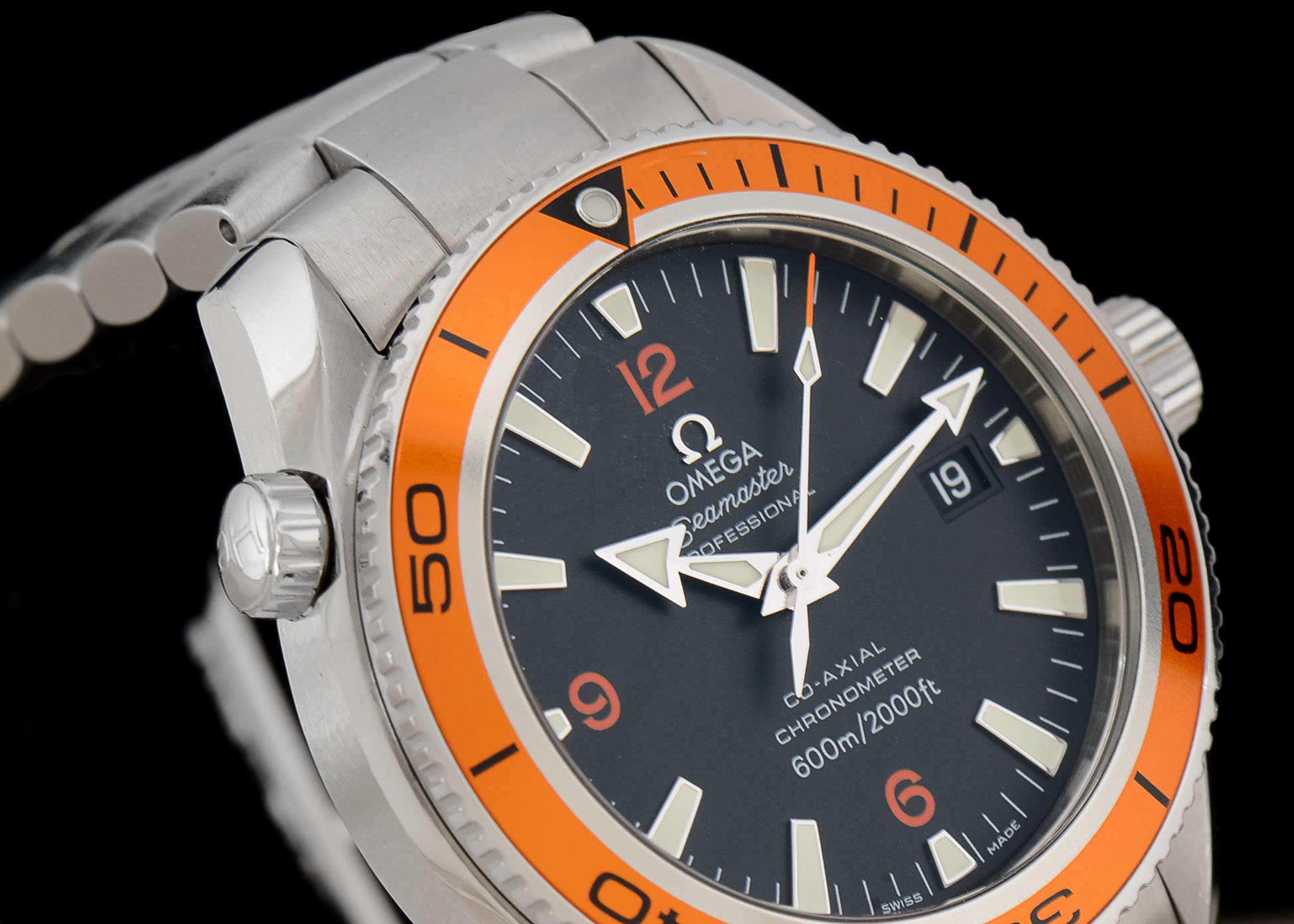 Men's Omega Seamaster Planet Ocean Orange 2500 mvmt 42mm ...