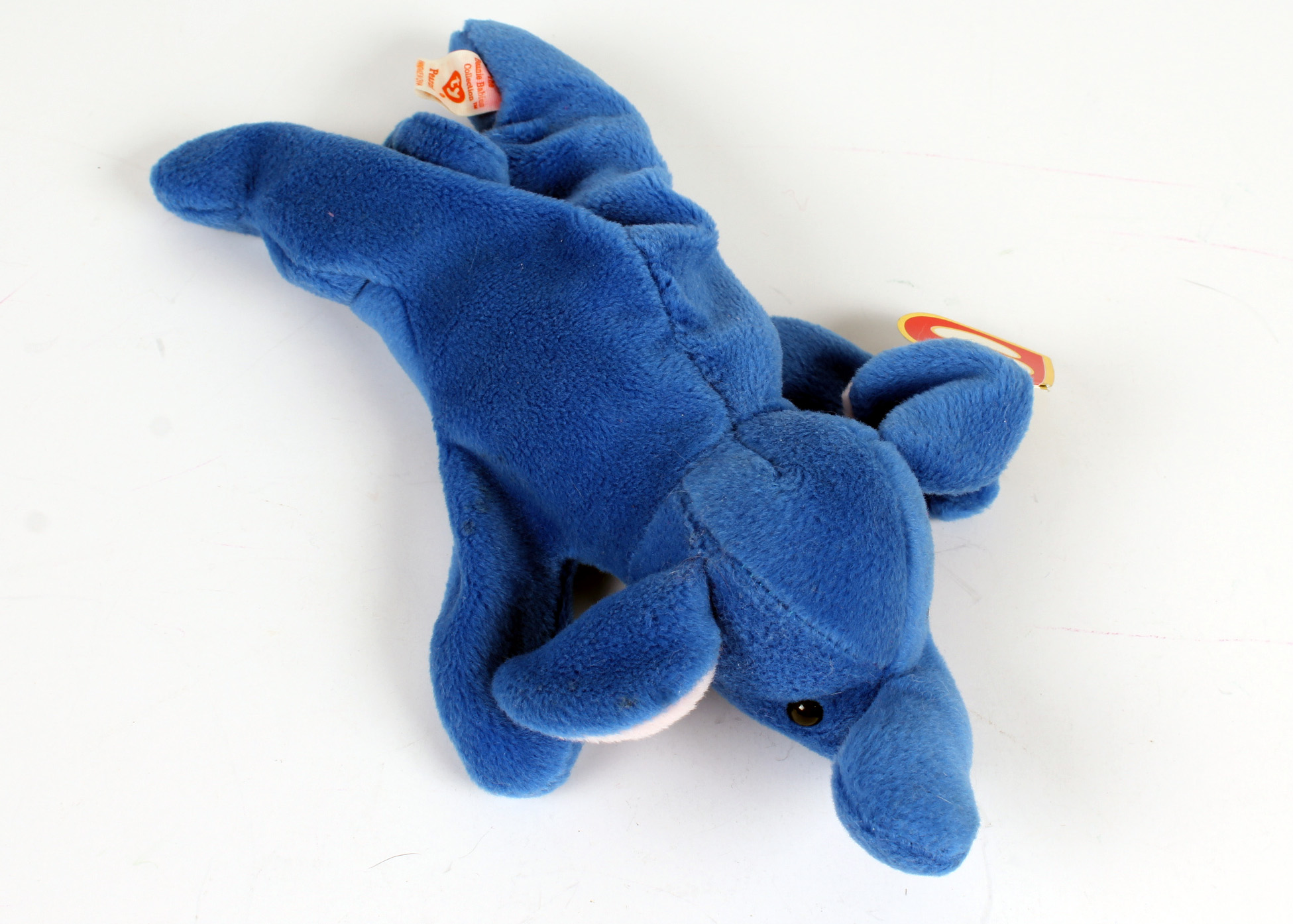 royal blue peanut beanie baby