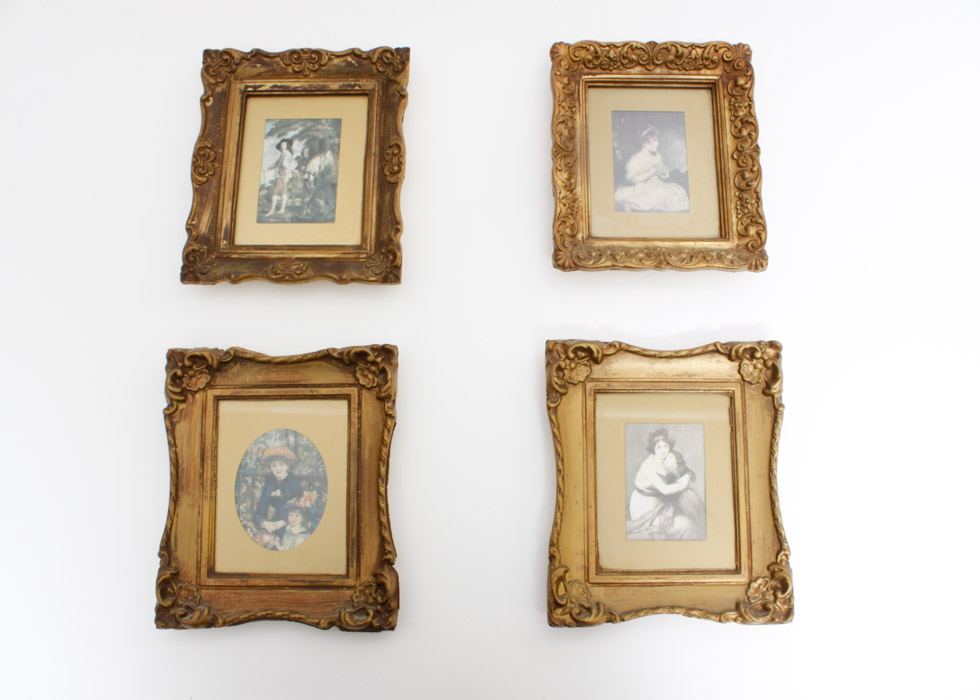 Four Small Framed Prints EBTH