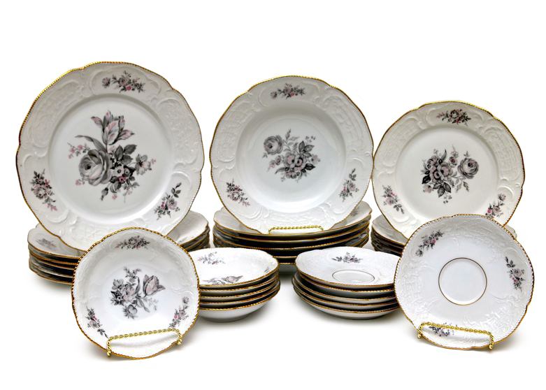 Rosenthal "Sanssouci" Pattern China Dinnerware Set EBTH