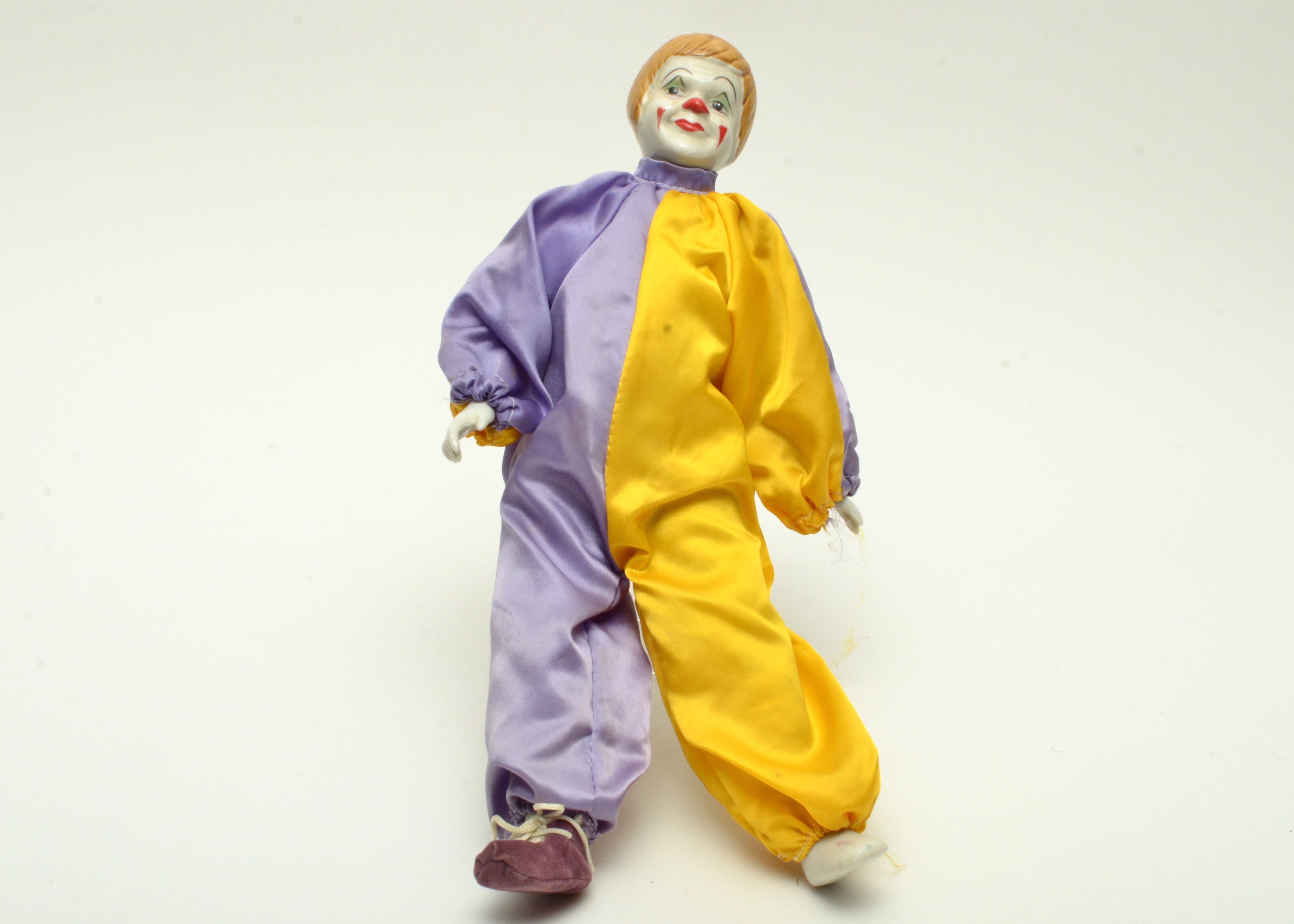 yellow clown doll