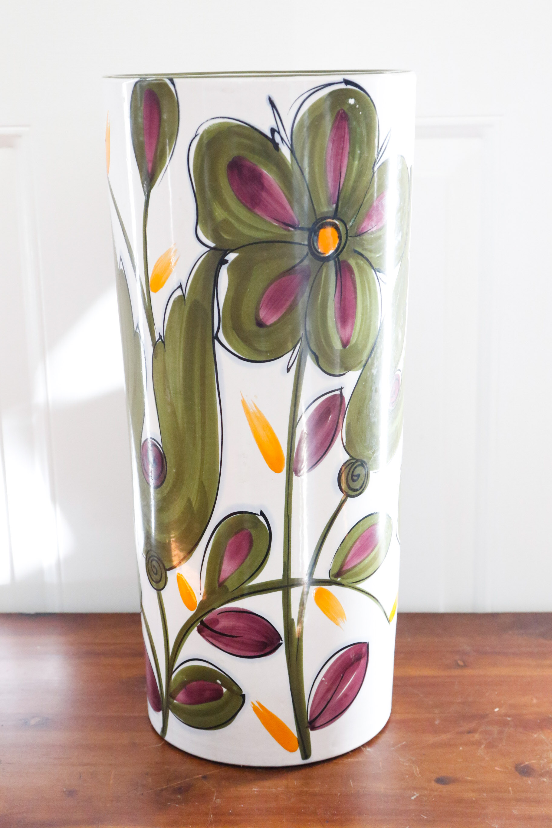 Signed Ricci Italian Ceramic Umbrella Stand EBTH