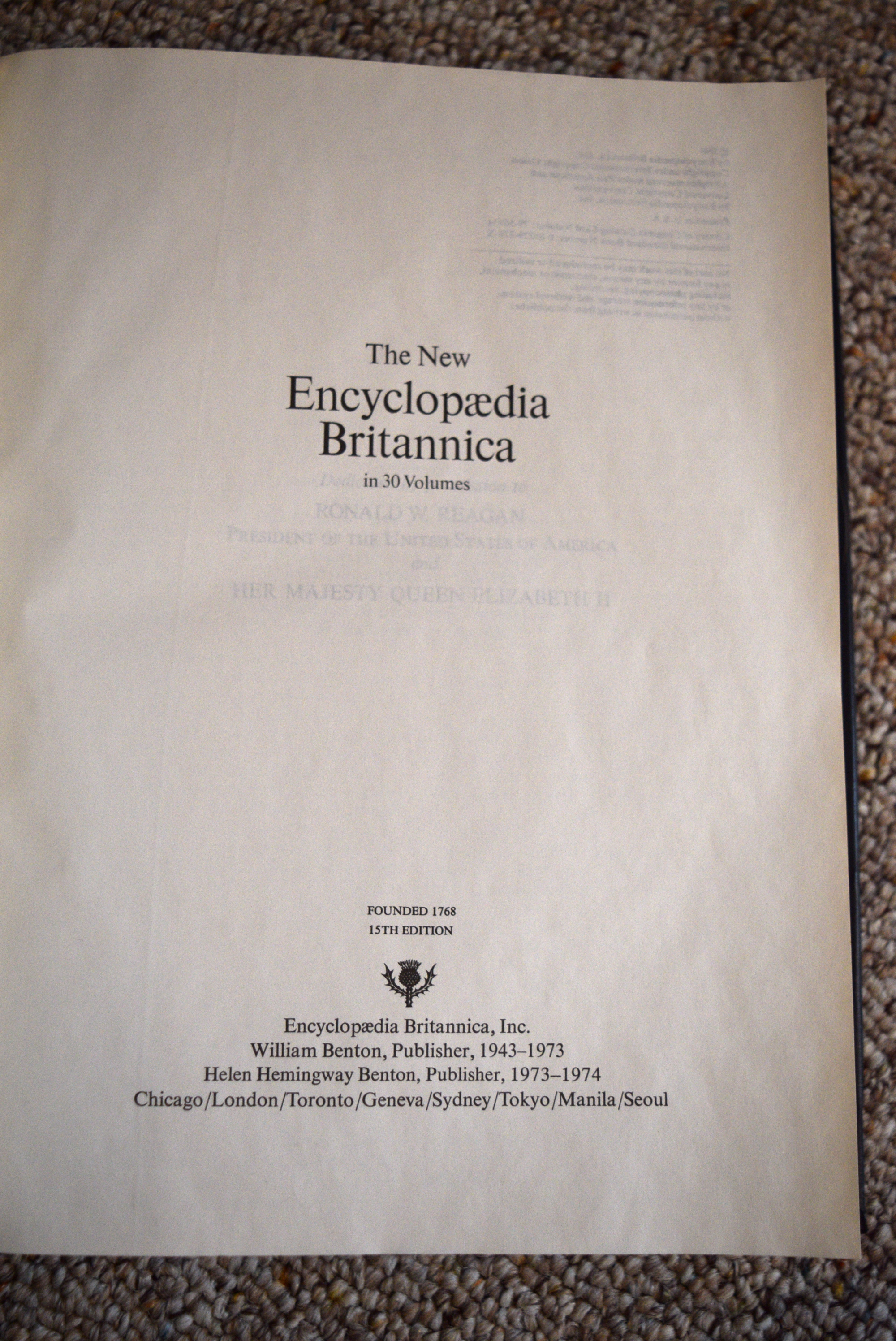 1981 Encyclopedia Britannica 15th Edition EBTH