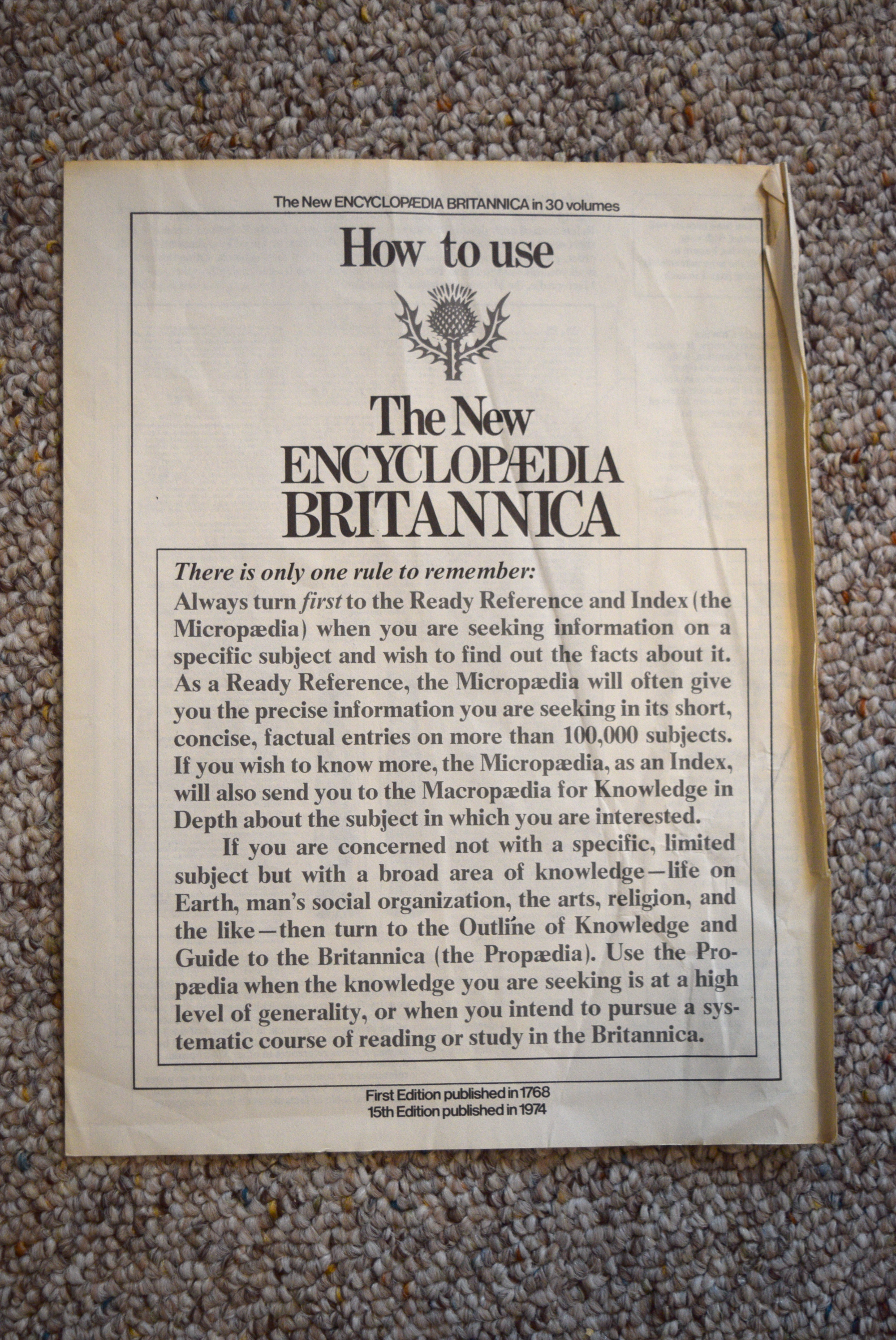 1981 Encyclopedia Britannica 15th Edition EBTH