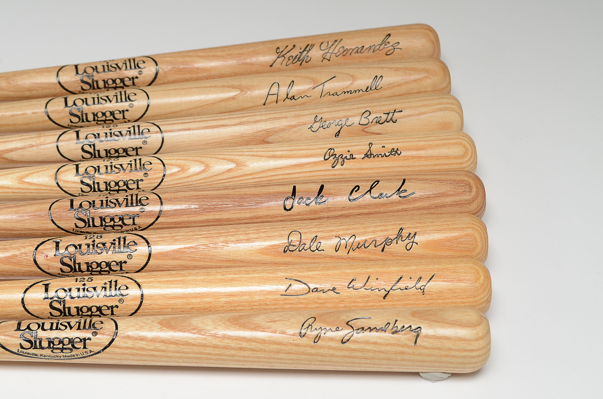 Eight Mini Baseball Bats EBTH