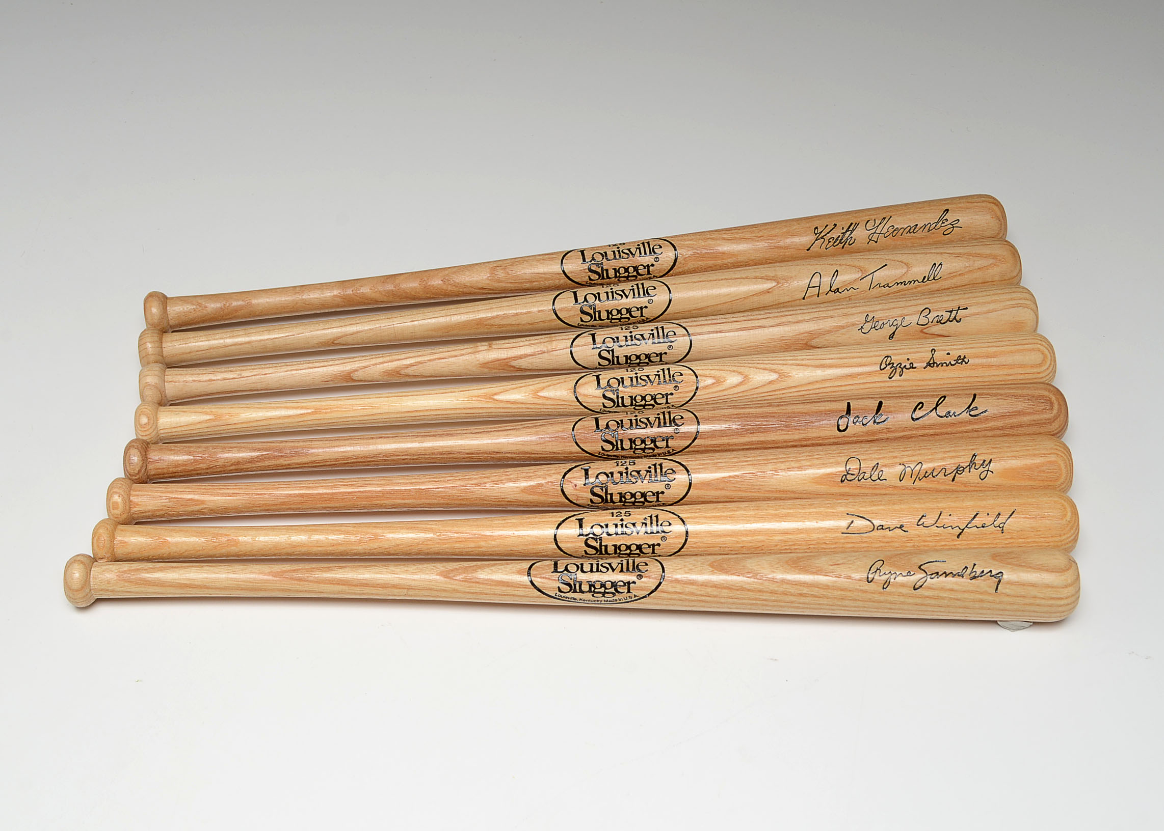 Eight Mini Baseball Bats EBTH