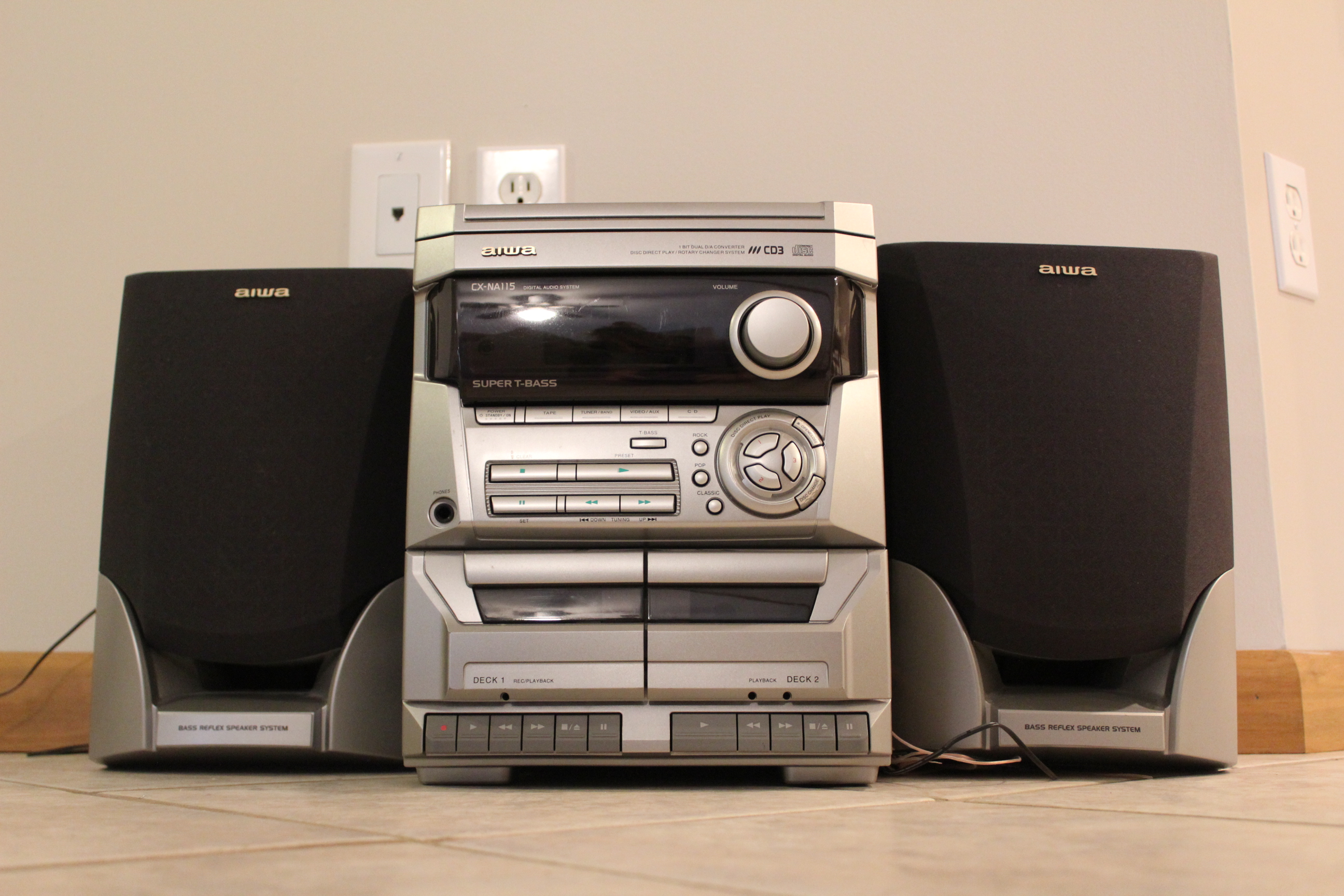 Aiwa Cx Na115 Bookshelf Stereo Ebth