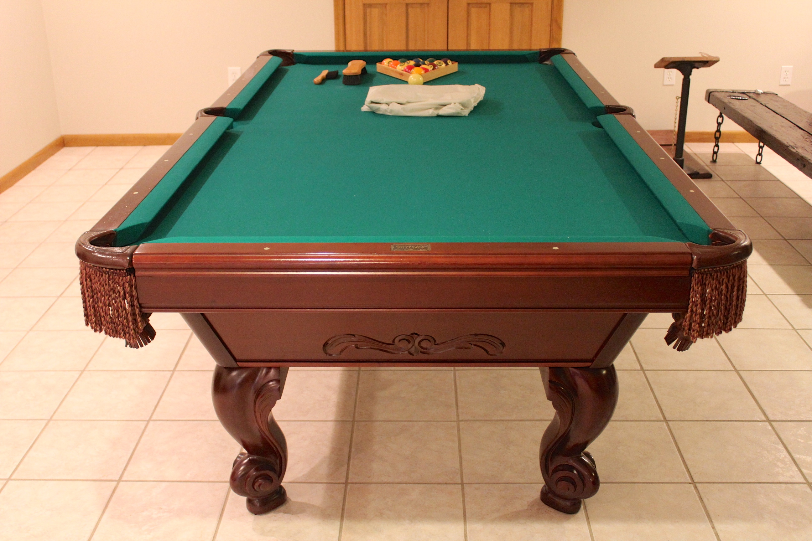 Brunswick Manchester Mahogany Pool Table EBTH