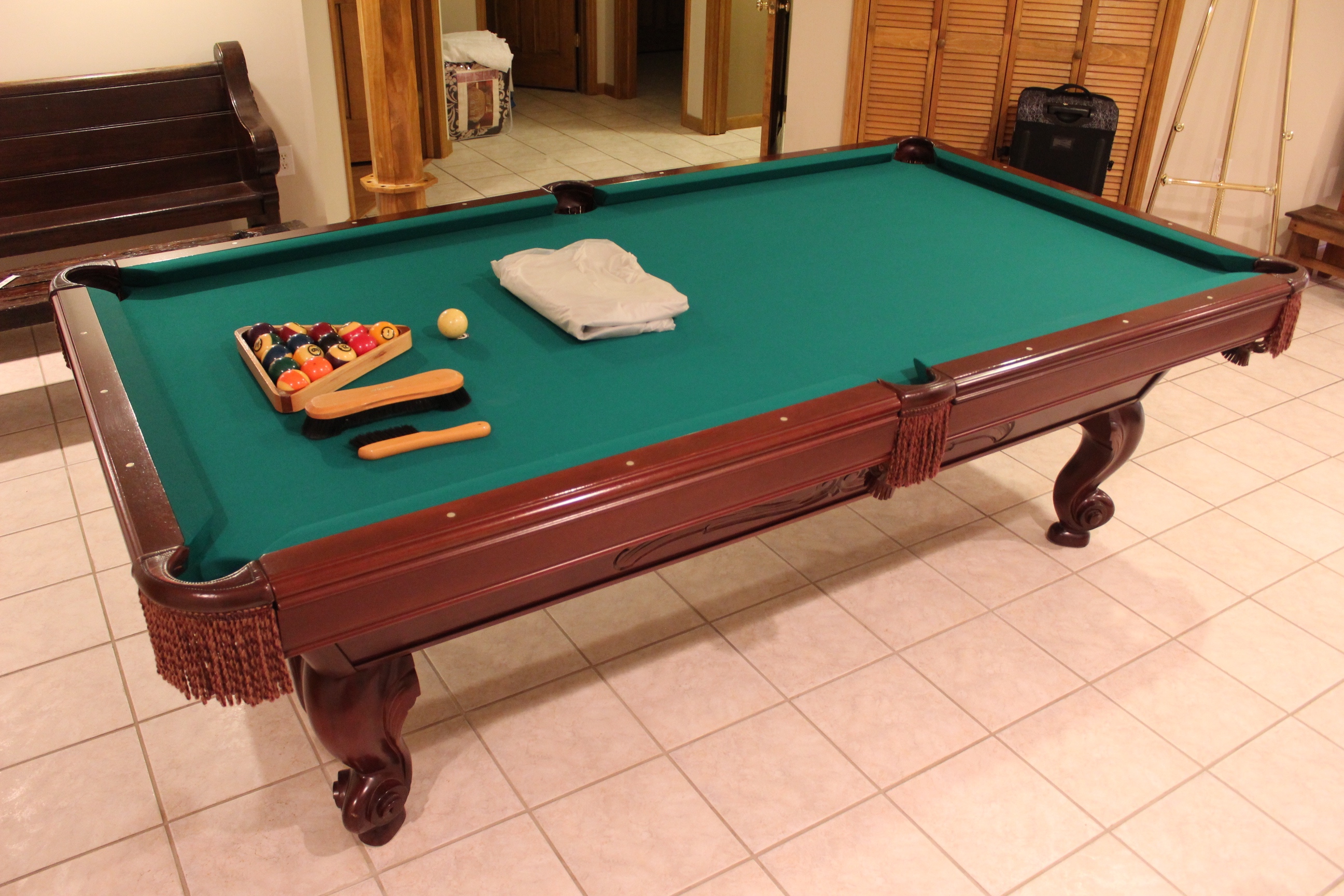 Brunswick Manchester Mahogany Pool Table EBTH