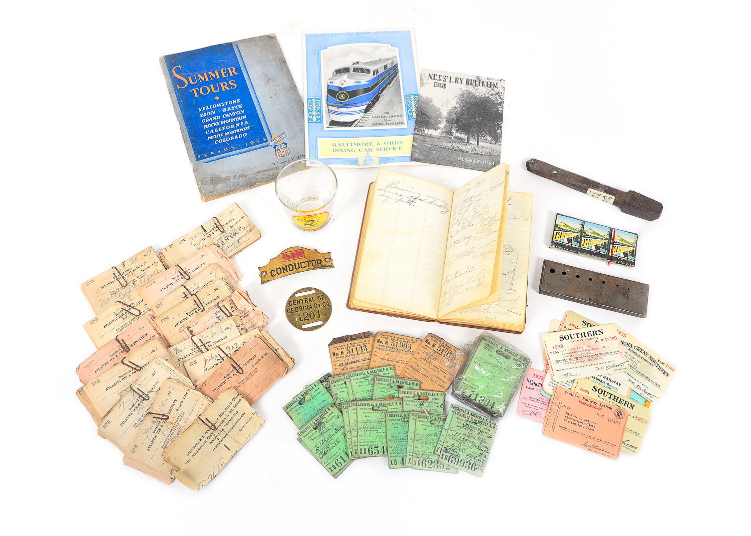 Collection of Antique and Vintage Railroad Items EBTH